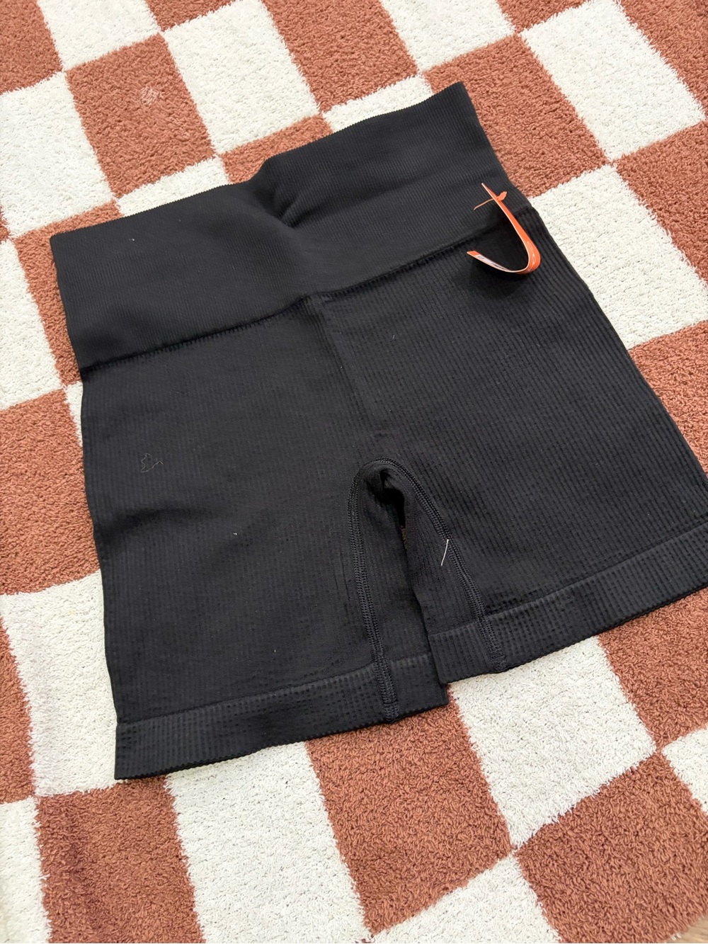 Colsie Black Seamless High-Waist Athletic Shorts